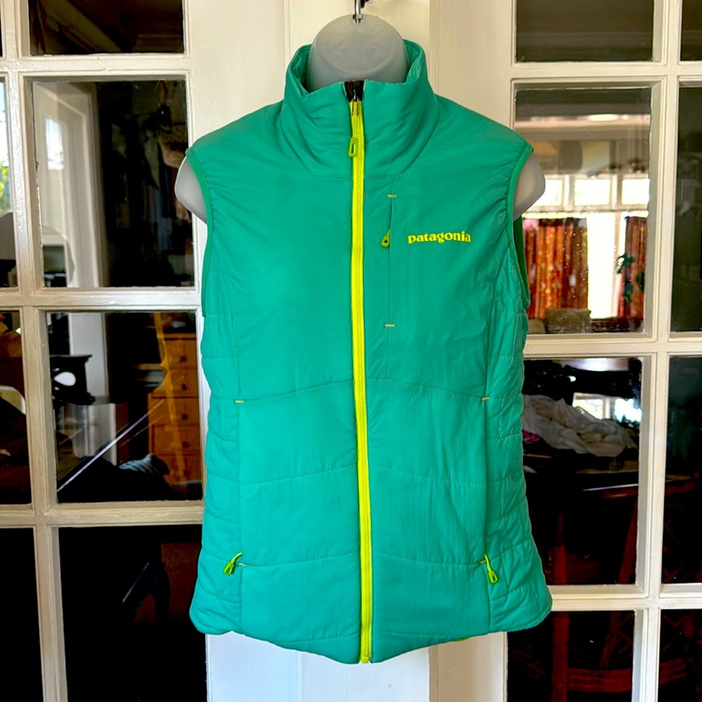Women’s XS Patagonia Nano-Air Vest- Aqua Stone